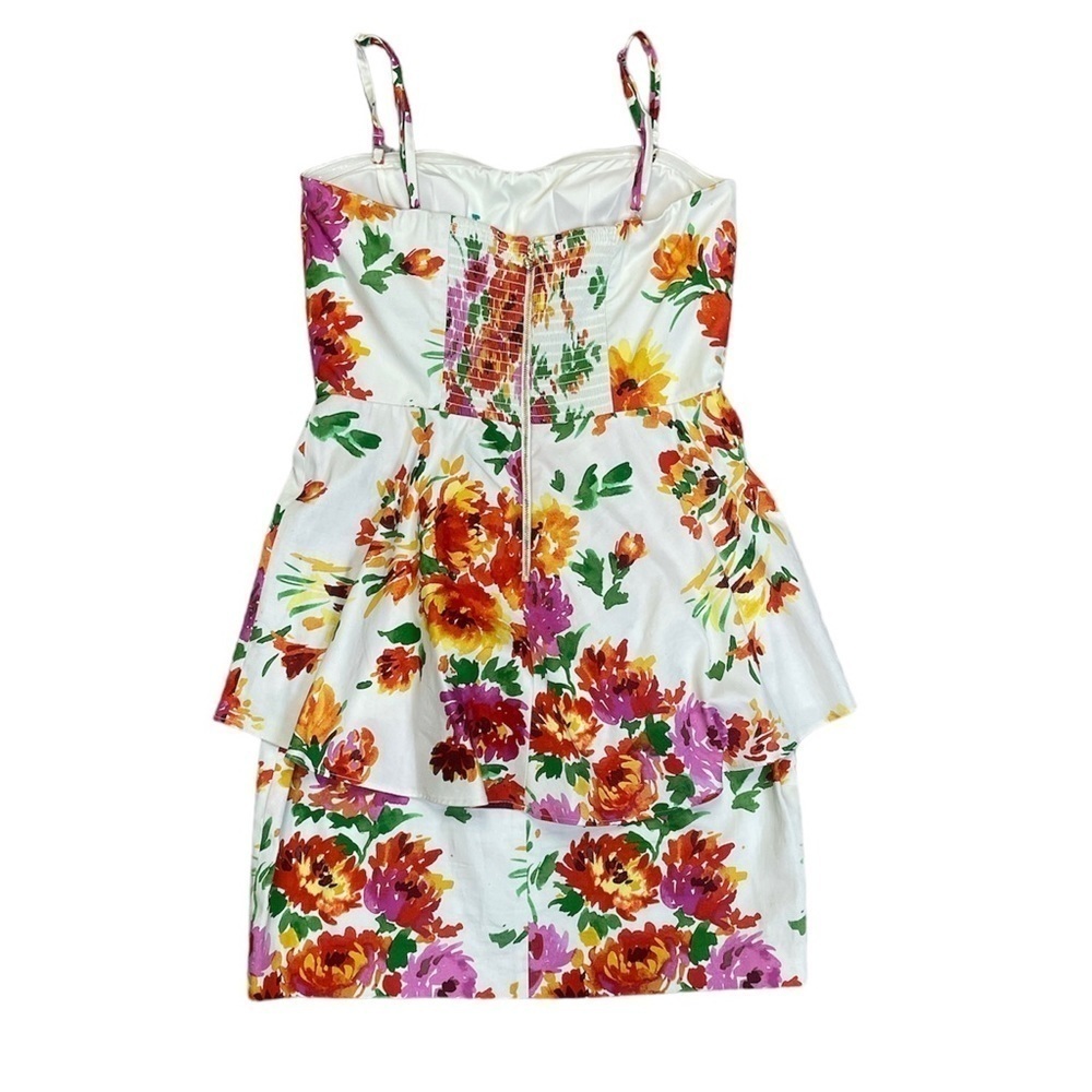 Betsey Johnson Floral Peplum Dress, size 10 - Picture 2 of 3